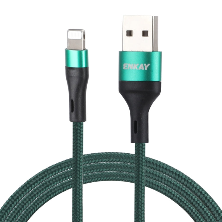 ENKAY ENK-CB118 1m USB 3.0 to 8 Pin 3A Fast Charging Sync Data Cable, ENK-CB118