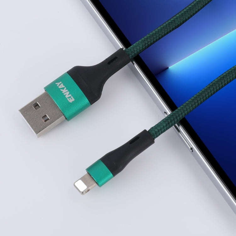 ENKAY ENK-CB118 1m USB 3.0 to 8 Pin 3A Fast Charging Sync Data Cable, ENK-CB118