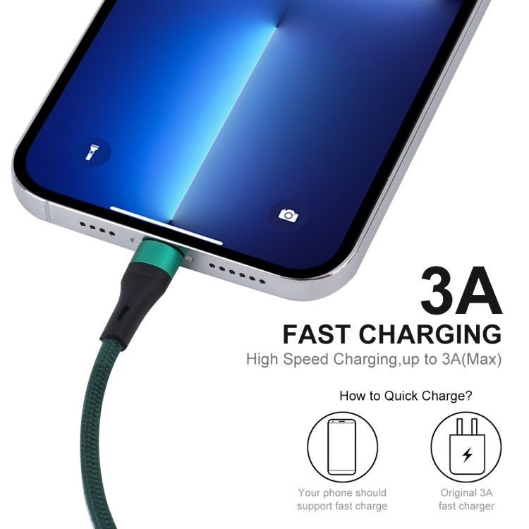 ENKAY ENK-CB118 1m USB 3.0 to 8 Pin 3A Fast Charging Sync Data Cable, ENK-CB118