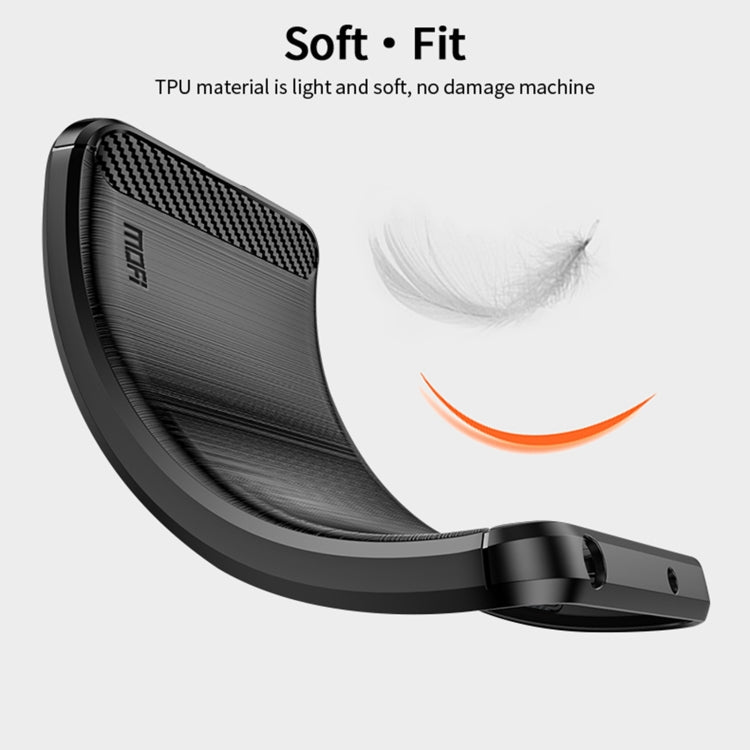 MOFI Gentleness Series Brushed Texture Carbon Fiber Soft TPU Case, For Sony Xperia 1 IV, For Sony Xperia 10 IV, For OnePlus Ace / 10R 5G, For Nokia G11 / G21, For OPPO A57 4G / A57 5G / A77 5G