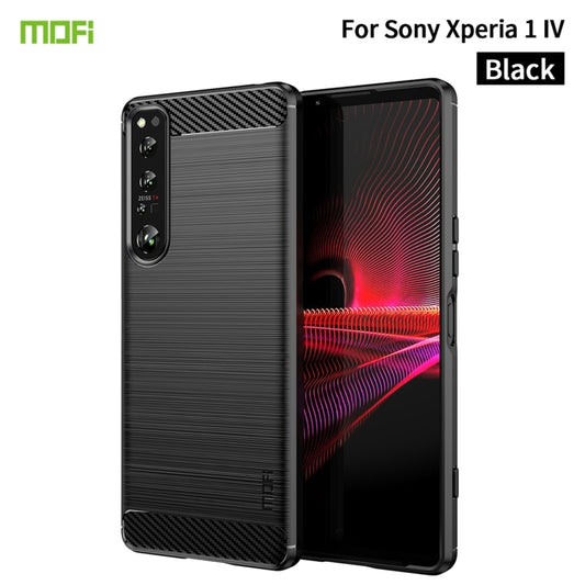 MOFI Gentleness Series Brushed Texture Carbon Fiber Soft TPU Case, For Sony Xperia 1 IV, For Sony Xperia 10 IV, For OnePlus Ace / 10R 5G, For Nokia G11 / G21, For OPPO A57 4G / A57 5G / A77 5G