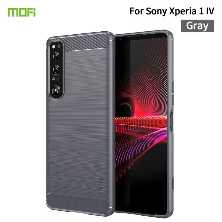 MOFI Gentleness Series Brushed Texture Carbon Fiber Soft TPU Case, For Sony Xperia 1 IV, For Sony Xperia 10 IV, For OnePlus Ace / 10R 5G, For Nokia G11 / G21, For OPPO A57 4G / A57 5G / A77 5G