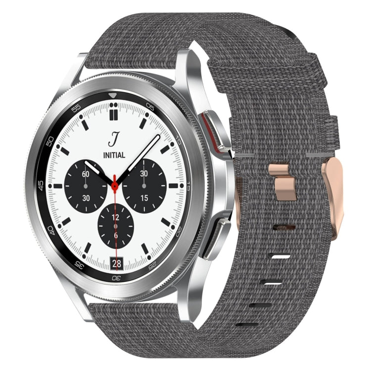 20mm Nylon Woven Watch Band, For Samsung Galaxy Watch 4 40mm, For Samsung Galaxy Watch 4 44mm, For Samsung  Galaxy Watch 4 Classic 42mm