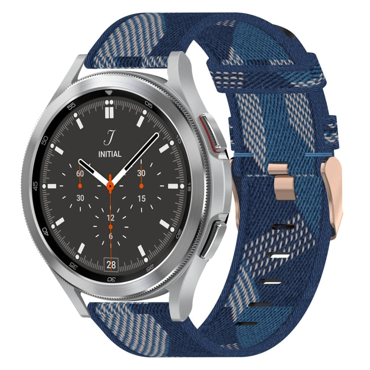 20mm Nylon Woven Watch Band, For Samsung  Galaxy Watch 4 Classic 46mm, For Samsung Galaxy Watch 3 41mm, For Samsung Galaxy Watch Active 2 40mm