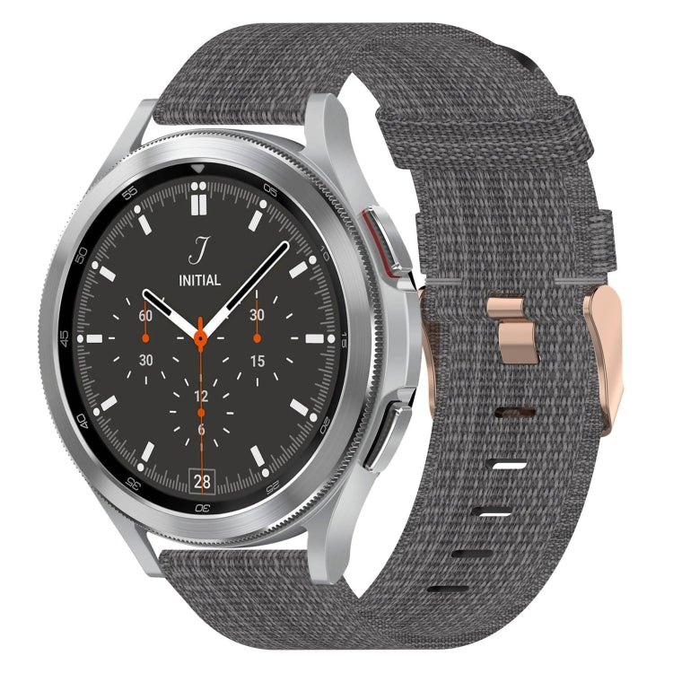 20mm Nylon Woven Watch Band, For Samsung  Galaxy Watch 4 Classic 46mm, For Samsung Galaxy Watch 3 41mm, For Samsung Galaxy Watch Active 2 40mm
