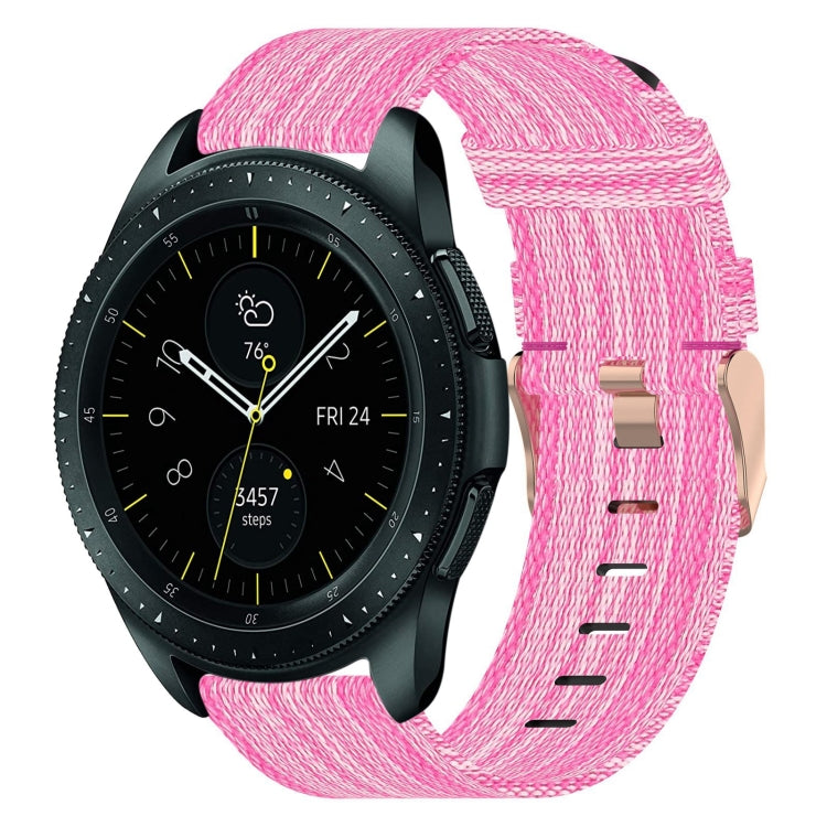 20mm Nylon Woven Watch Band, For Samsung Galaxy Watch Active 2 44mm, For Samsung Galaxy Watch Active 40mm, For Samsung Galaxy Watch 42mm