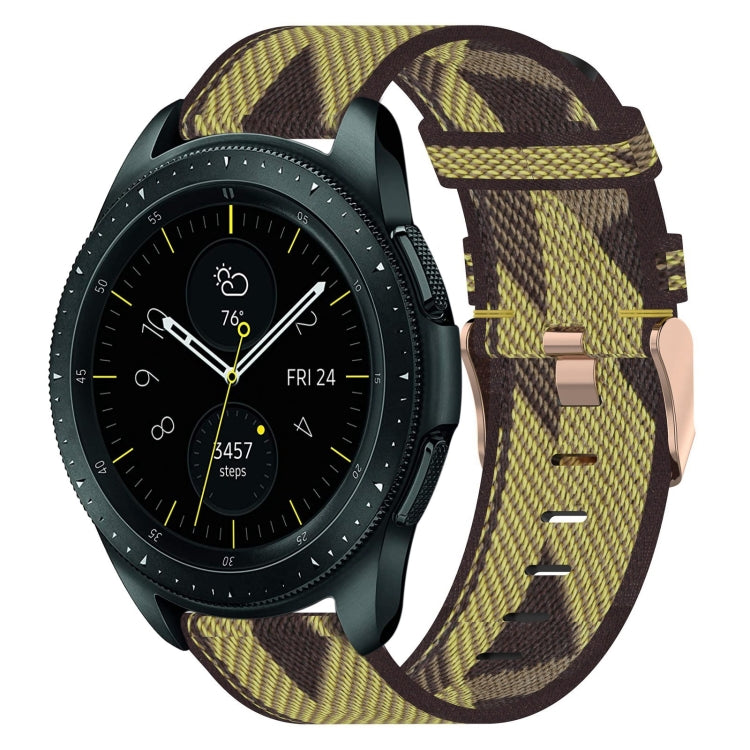 20mm Nylon Woven Watch Band, For Samsung Galaxy Watch Active 2 44mm, For Samsung Galaxy Watch Active 40mm, For Samsung Galaxy Watch 42mm
