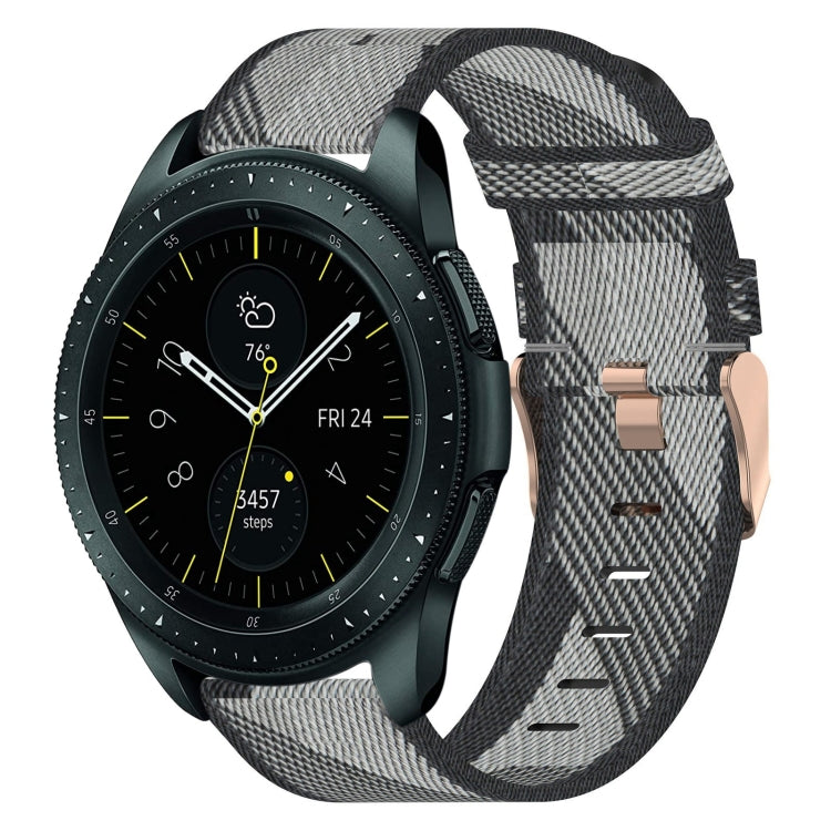 20mm Nylon Woven Watch Band, For Samsung Galaxy Watch Active 2 44mm, For Samsung Galaxy Watch Active 40mm, For Samsung Galaxy Watch 42mm