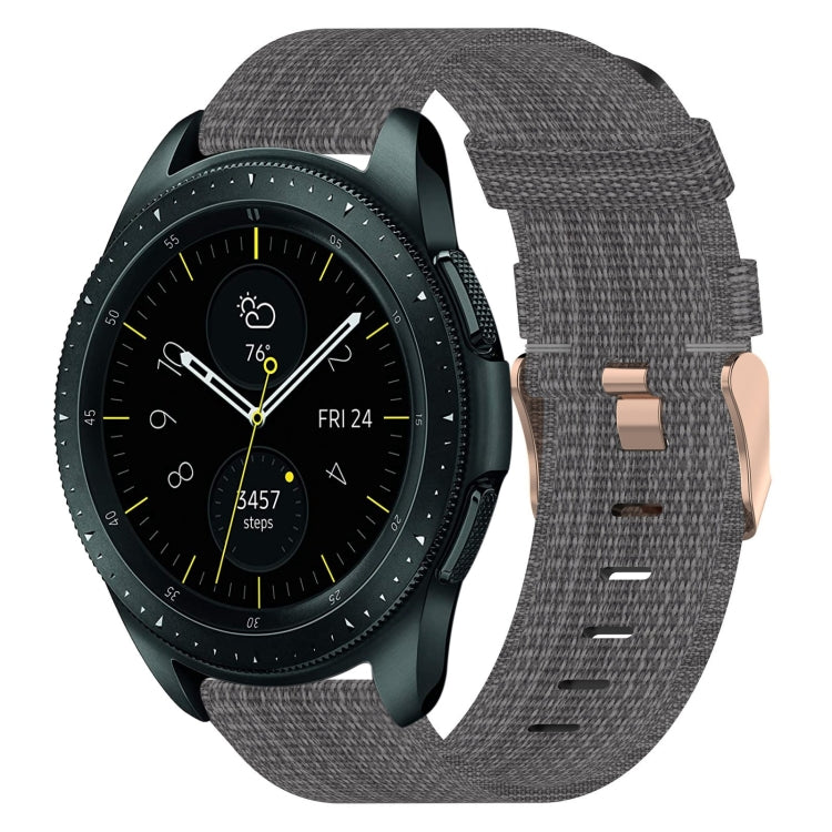 20mm Nylon Woven Watch Band, For Samsung Galaxy Watch Active 2 44mm, For Samsung Galaxy Watch Active 40mm, For Samsung Galaxy Watch 42mm