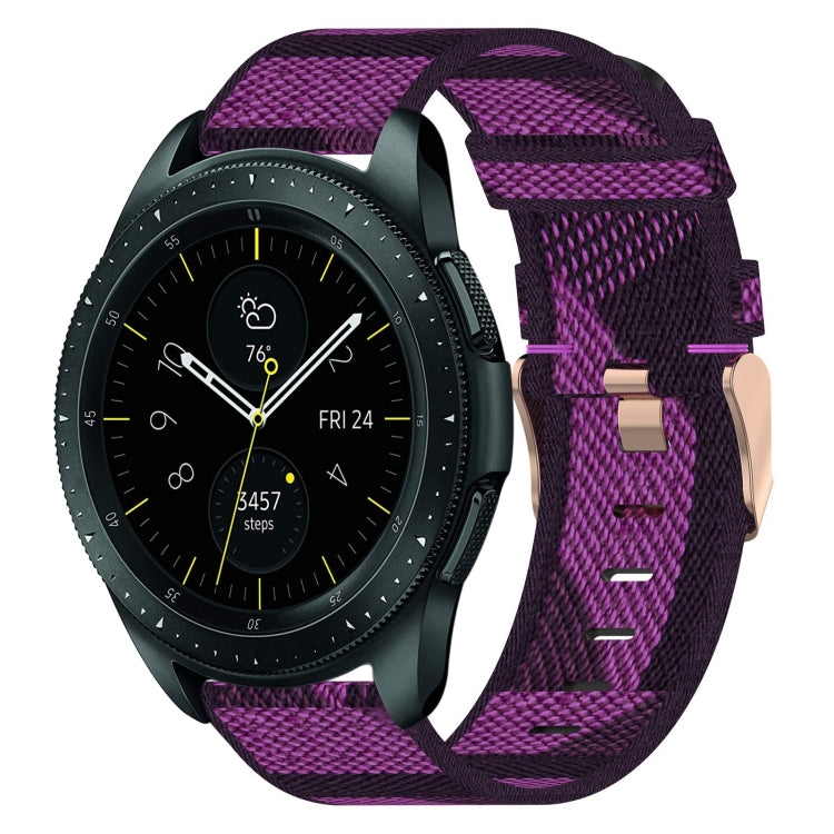 20mm Nylon Woven Watch Band, For Samsung Galaxy Watch Active 2 44mm, For Samsung Galaxy Watch Active 40mm, For Samsung Galaxy Watch 42mm