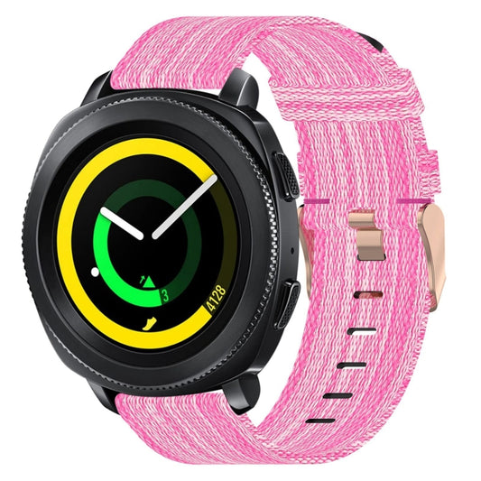 20mm Nylon Woven Watch Band, For Samsung Gear Sport, For Samsung Gear S2 Classic