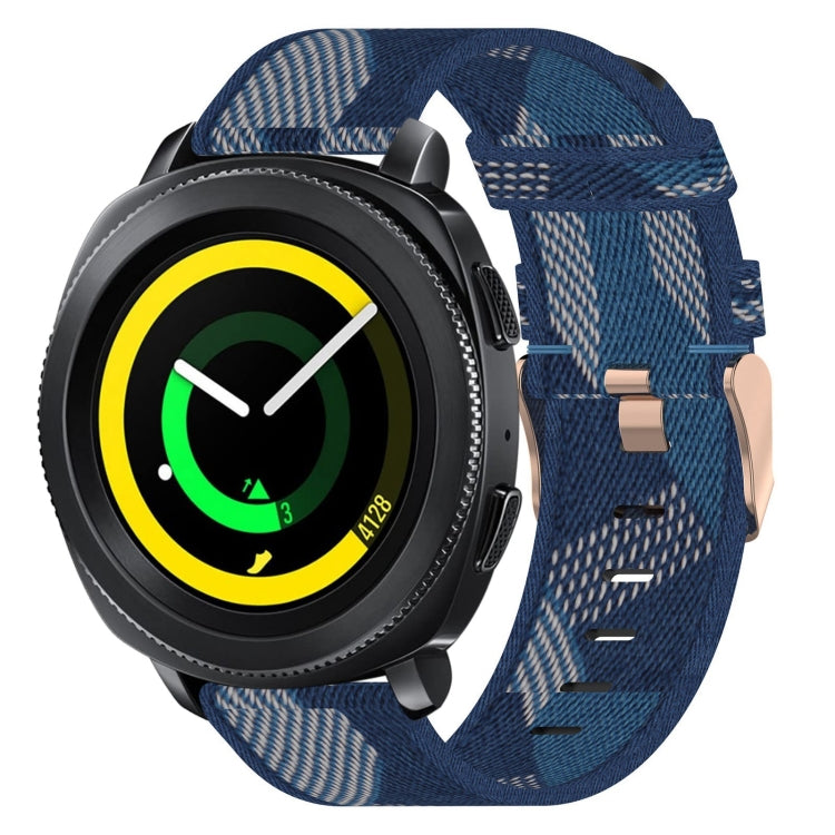 20mm Nylon Woven Watch Band, For Samsung Gear Sport, For Samsung Gear S2 Classic
