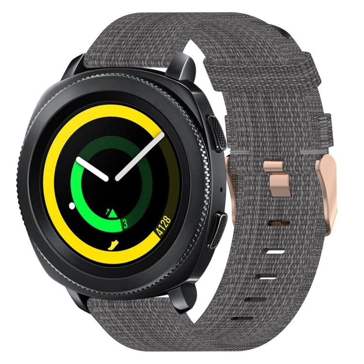20mm Nylon Woven Watch Band, For Samsung Gear Sport, For Samsung Gear S2 Classic