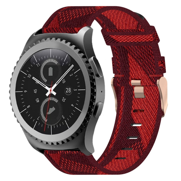 20mm Nylon Woven Watch Band, For Samsung Gear Sport, For Samsung Gear S2 Classic