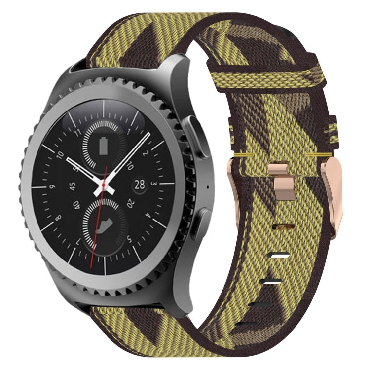 20mm Nylon Woven Watch Band, For Samsung Gear Sport, For Samsung Gear S2 Classic