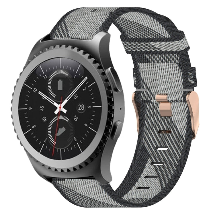 20mm Nylon Woven Watch Band, For Samsung Gear Sport, For Samsung Gear S2 Classic