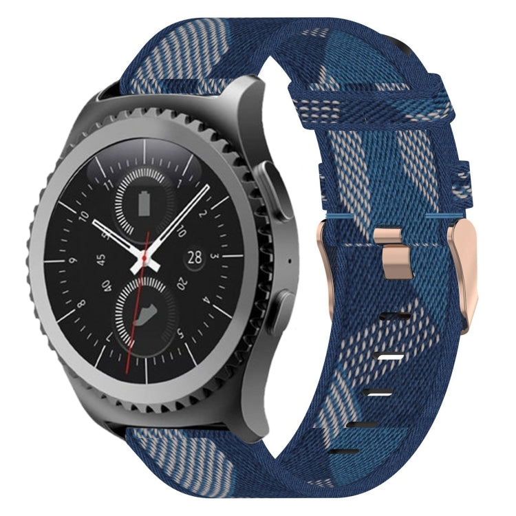 20mm Nylon Woven Watch Band, For Samsung Gear Sport, For Samsung Gear S2 Classic