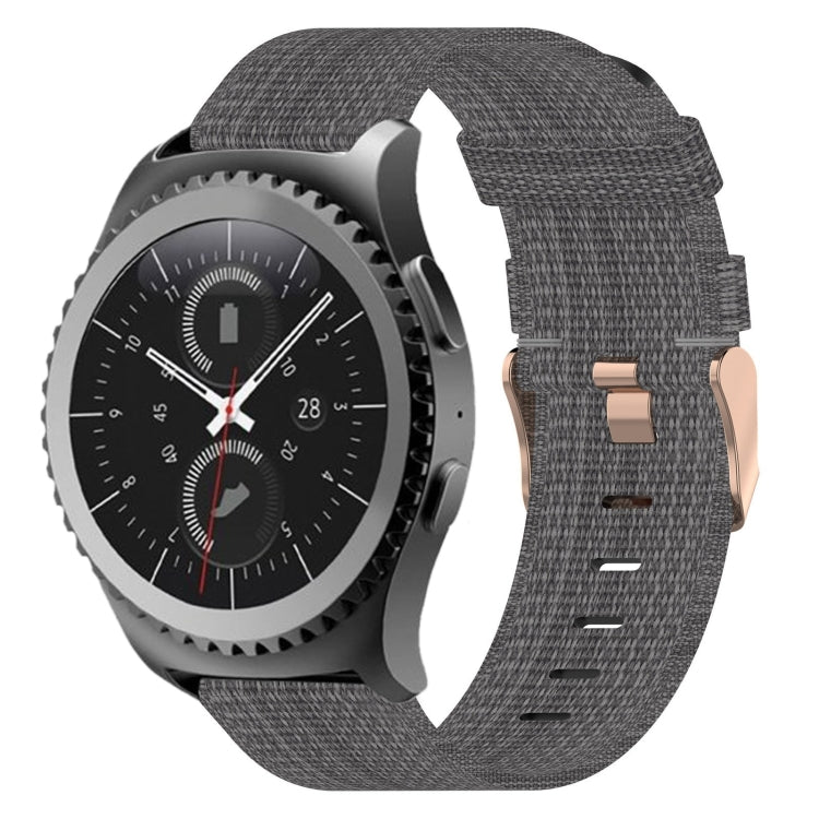 20mm Nylon Woven Watch Band, For Samsung Gear Sport, For Samsung Gear S2 Classic