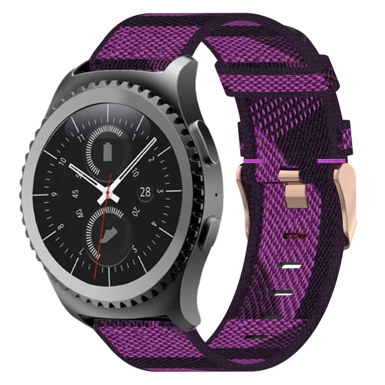 20mm Nylon Woven Watch Band, For Samsung Gear Sport, For Samsung Gear S2 Classic