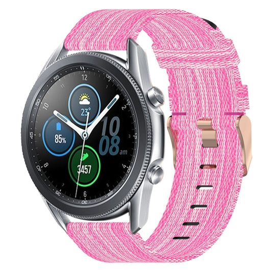 22mm Nylon Woven Watch Band, For Samsung Galaxy Watch3 45mm, For Samsung Galaxy Watch 46mm, For Samsung Gear S3 Classic