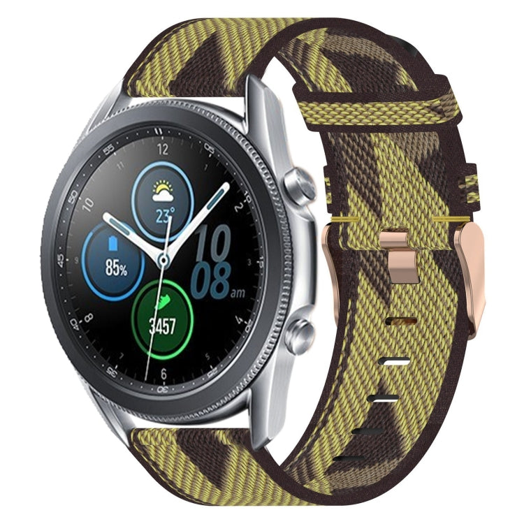 22mm Nylon Woven Watch Band, For Samsung Galaxy Watch3 45mm, For Samsung Galaxy Watch 46mm, For Samsung Gear S3 Classic