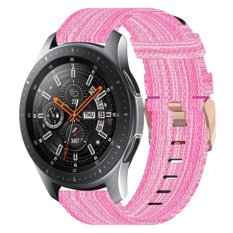 22mm Nylon Woven Watch Band, For Samsung Galaxy Watch3 45mm, For Samsung Galaxy Watch 46mm, For Samsung Gear S3 Classic