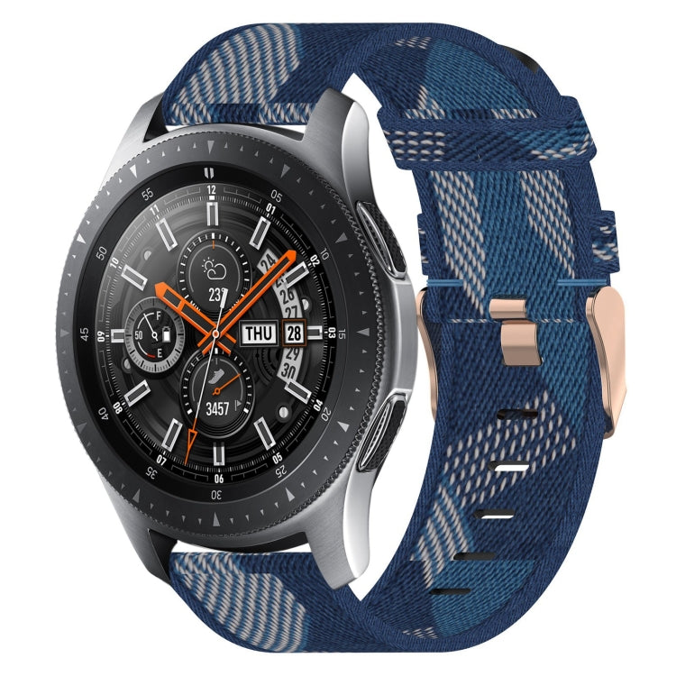 22mm Nylon Woven Watch Band, For Samsung Galaxy Watch3 45mm, For Samsung Galaxy Watch 46mm, For Samsung Gear S3 Classic