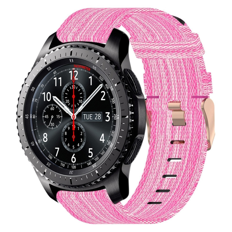 22mm Nylon Woven Watch Band, For Samsung Gear S3 Frontier
