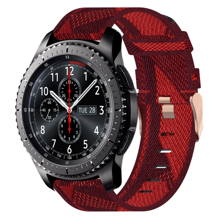 22mm Nylon Woven Watch Band, For Samsung Gear S3 Frontier
