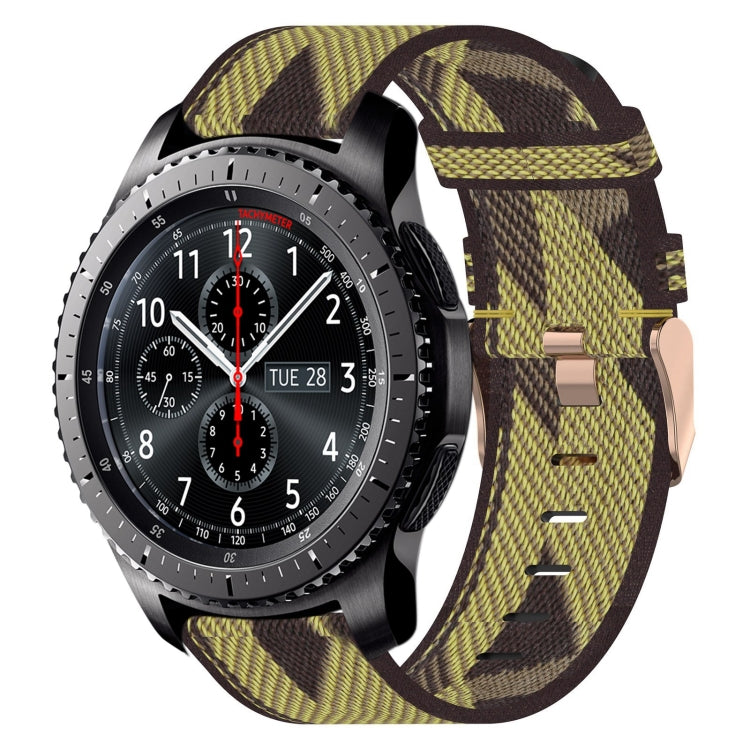 22mm Nylon Woven Watch Band, For Samsung Gear S3 Frontier