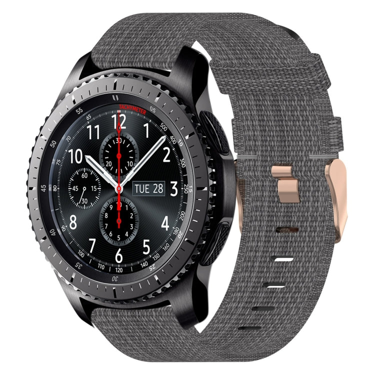 22mm Nylon Woven Watch Band, For Samsung Gear S3 Frontier