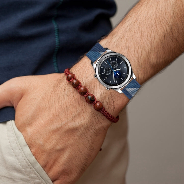 22mm Nylon Woven Watch Band, For Samsung Gear S3 Frontier
