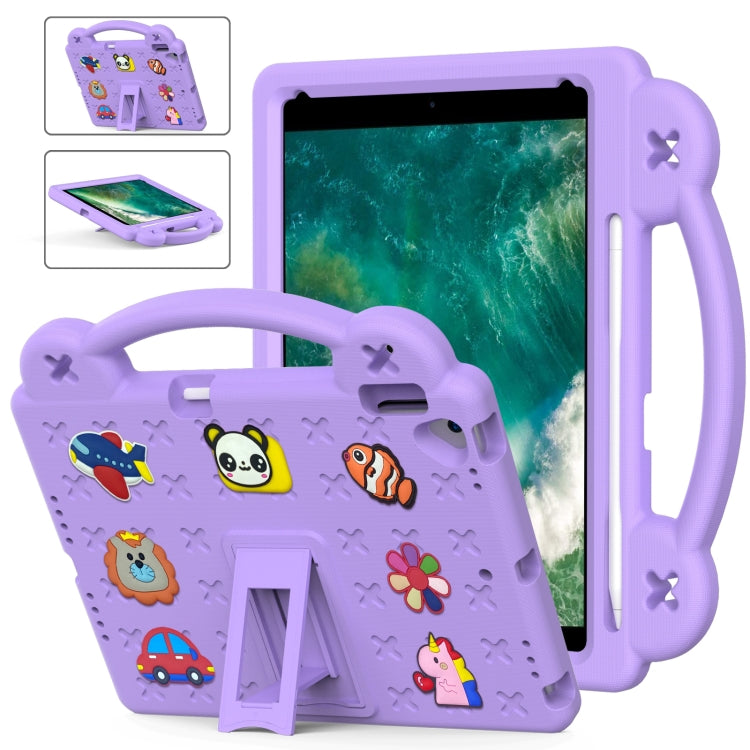 Handle Kickstand Children EVA Shockproof Tablet Case, For iPad 10.2 2021 / 2020 / 2019, For iPad Air 2019 10.5 / Pro 10.5 2017