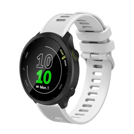 20mm Silicone Twill Watch Band, For Samsung  Galaxy Watch 4 Classic 42mm, For Samsung  Galaxy Watch 4 Classic 46mm