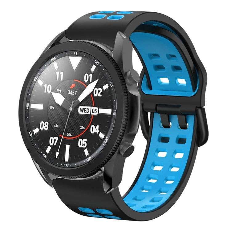 20mm Breathable Two-Color Silicone Watch Band, For Samsung Galaxy Watch 5 Pro  45mm