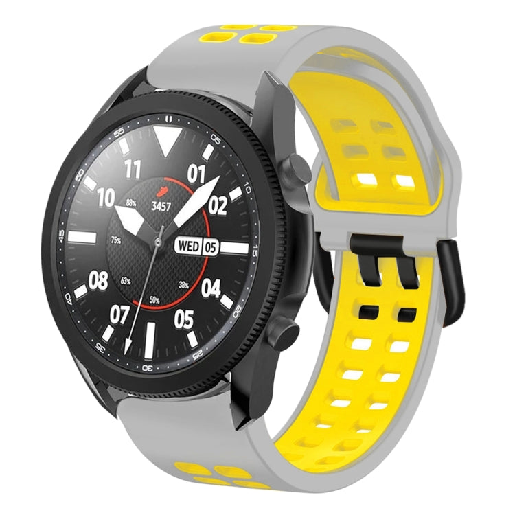 20mm Breathable Two-Color Silicone Watch Band, For Samsung Galaxy Watch 5 Pro  45mm