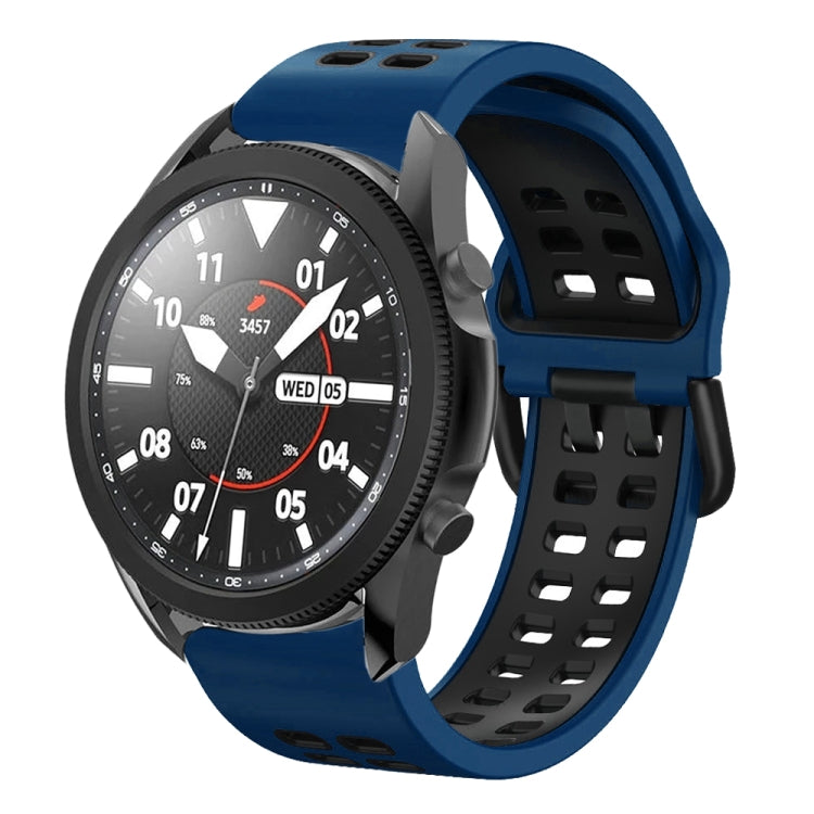 20mm Breathable Two-Color Silicone Watch Band, For Samsung Galaxy Watch 5 Pro  45mm
