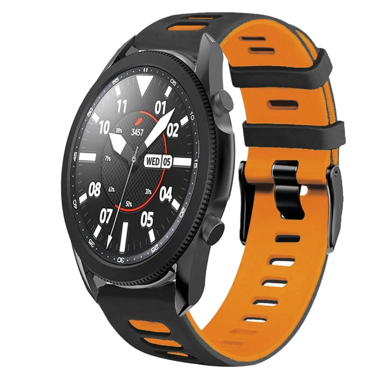 20mm Two-Color Silicone Watch Band, For Samsung Galaxy Watch 5 Pro  45mm