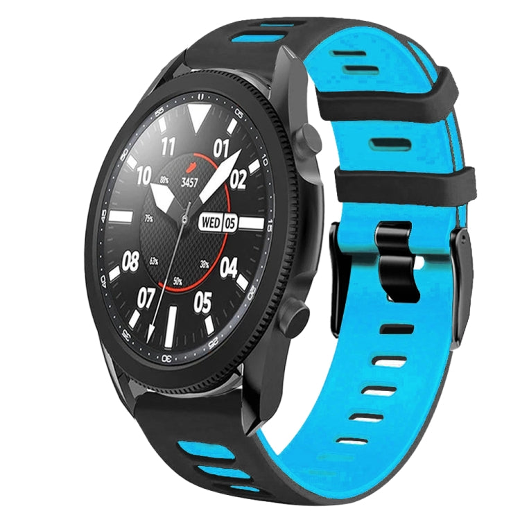 20mm Two-Color Silicone Watch Band, For Samsung Galaxy Watch 5 Pro  45mm