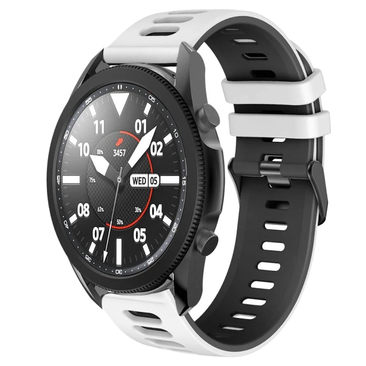 20mm Two-Color Silicone Watch Band, For Samsung Galaxy Watch 5 Pro  45mm