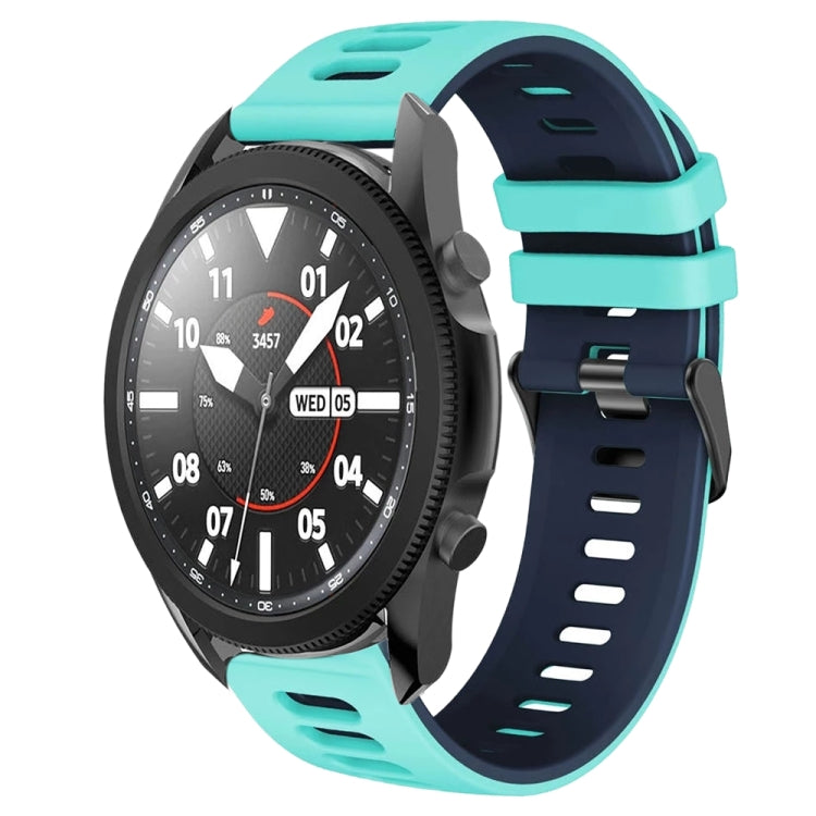 20mm Two-Color Silicone Watch Band, For Samsung Galaxy Watch 5 Pro  45mm