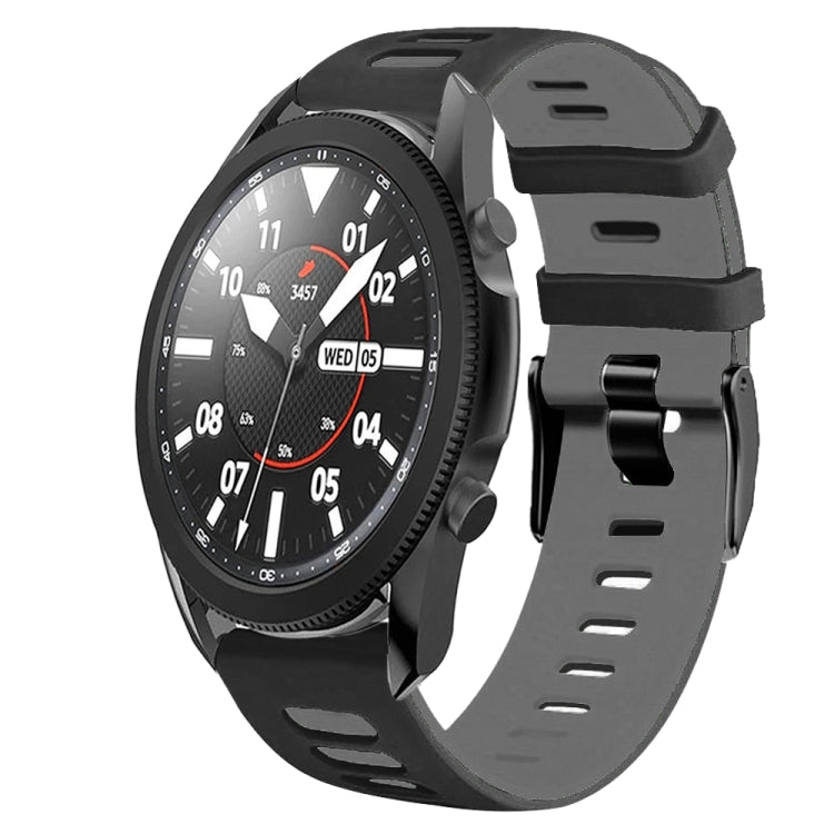 20mm Two-Color Silicone Watch Band, For Samsung Galaxy Watch 5 Pro  45mm