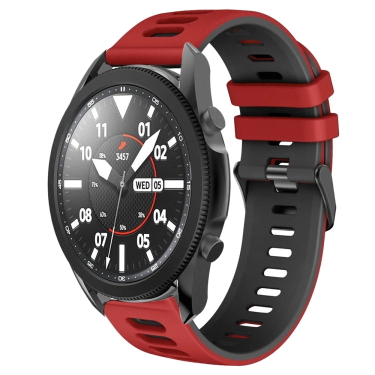 20mm Two-Color Silicone Watch Band, For Samsung Galaxy Watch 5 Pro  45mm