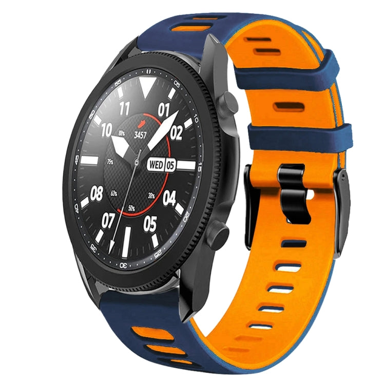 20mm Two-Color Silicone Watch Band, For Samsung Galaxy Watch 5 Pro  45mm
