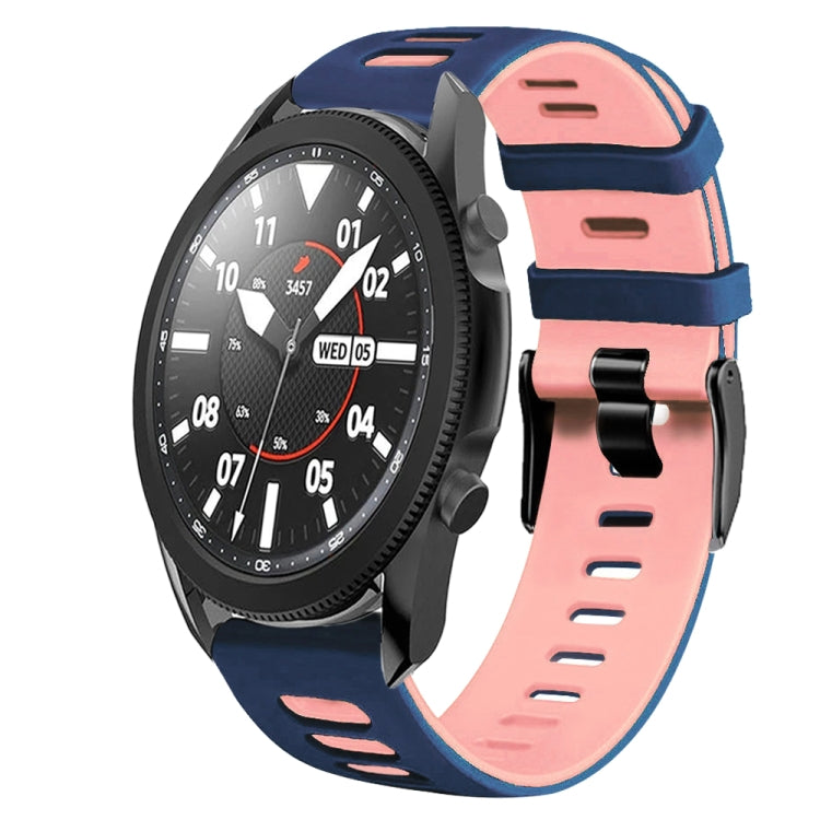 20mm Two-Color Silicone Watch Band, For Samsung Galaxy Watch 5 Pro  45mm