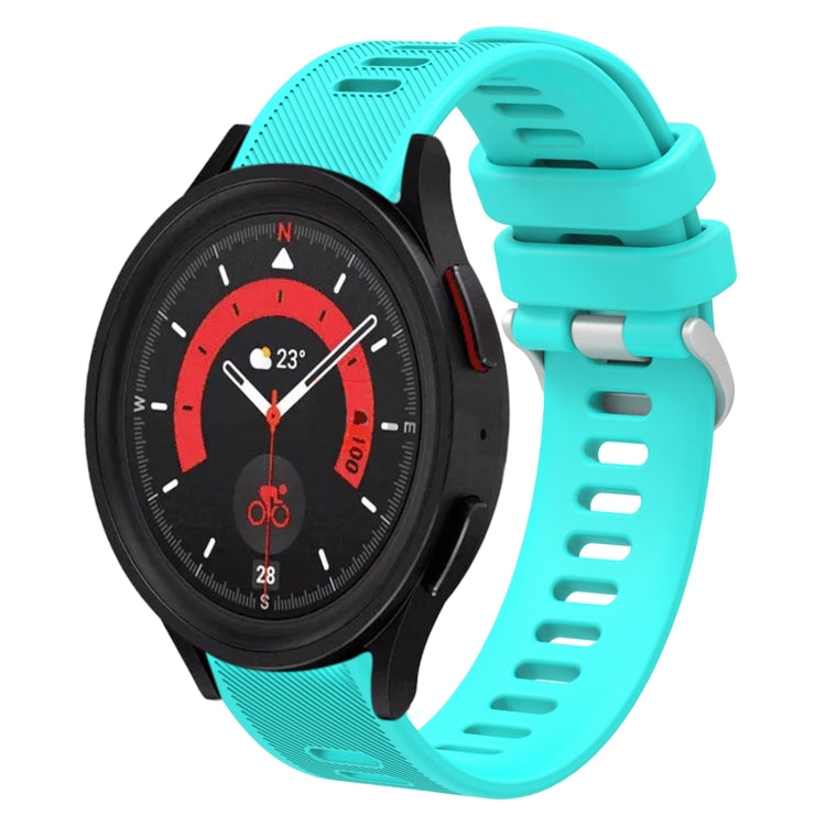 20mm Twill Solid Color Silicone Watch Band, For Samsung Galaxy Watch5 40mm, For Samsung Galaxy Watch5 44mm