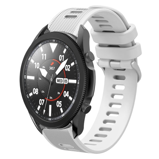 20mm Twill Solid Color Silicone Watch Band, For Samsung Galaxy Watch5 Pro  45mm, For Samsung Galaxy Watch4 40mm