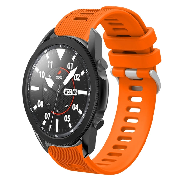 20mm Twill Solid Color Silicone Watch Band, For Samsung Galaxy Watch5 Pro  45mm, For Samsung Galaxy Watch4 40mm