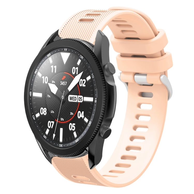 20mm Twill Solid Color Silicone Watch Band, For Samsung Galaxy Watch5 Pro  45mm, For Samsung Galaxy Watch4 40mm