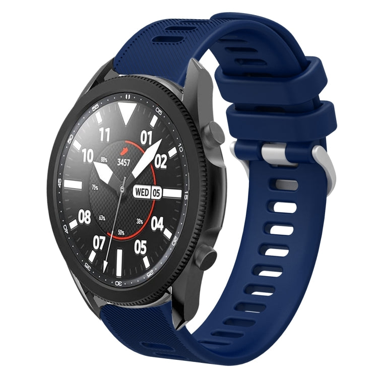 20mm Twill Solid Color Silicone Watch Band, For Samsung Galaxy Watch5 Pro  45mm, For Samsung Galaxy Watch4 40mm